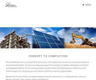 Premierbuilders.com(Premier Building Group) Screenshot