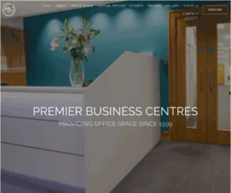 Premierbusinesscentres.com(Serviced Offices) Screenshot