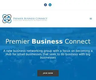 Premierbusinessconnect.com(Professional Networking at the highest caliber) Screenshot