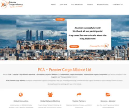 Premiercargoalliance.com(Worldwide Logistics Network) Screenshot