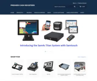 Premiercash.co.uk(Premier Cash Registers) Screenshot