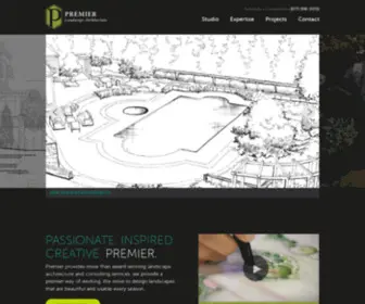 Premiercolor.com(Landscape Architecture Chicago & North Shore) Screenshot