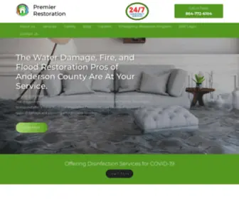 Premierconstructionandrestoration.com(Premier Restoration) Screenshot