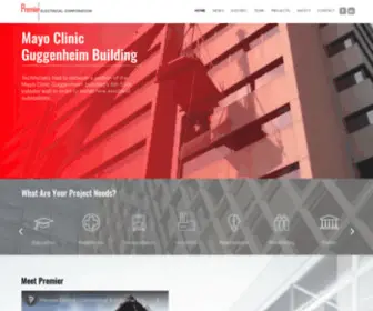 Premiercorp.net(Premier Electric) Screenshot