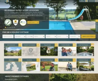 Premiercottages.co.uk(Luxury Holiday Cottages in the UK and Ireland) Screenshot