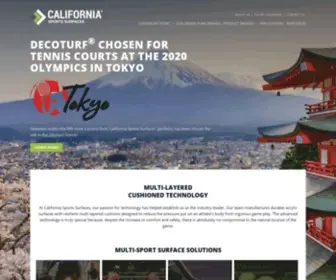 Premiercourt.com(California Sports Surfaces) Screenshot