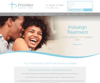 Premierdentalcare.co.uk(NHS & Private Dentist in Walsall (Bloxwich)) Screenshot