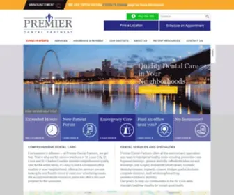 Premierdentalpartners.com(Trusted St) Screenshot