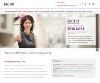 Premierdermatologymd.com(Premier Dermatology (PDMD)) Screenshot