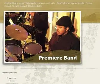 Premiereband.com(Premiere Band) Screenshot