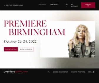 Premierebirminghamshow.biz(Premiere Birmingham) Screenshot