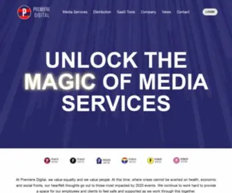 Premieredigital.com(Media Services) Screenshot