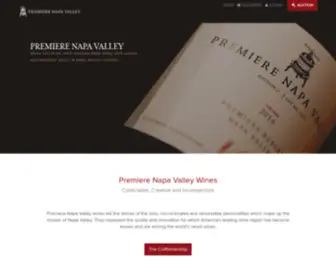 Premierenapavalley.com(Premiere Napa Valley) Screenshot