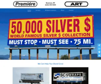 Premiereoutdooradvertising.com(Premiere/ART Outdoor Advertising Billboard Designs Bozeman) Screenshot