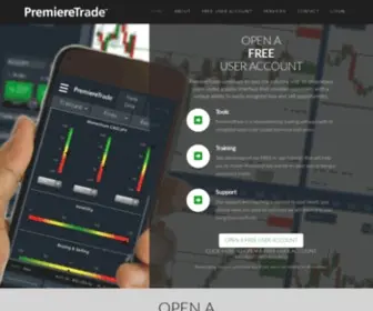 Premieretrade.com(PremiereTrade Home) Screenshot