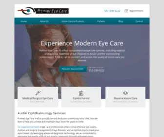 Premiereye.com(Eye Doctor in Austin) Screenshot