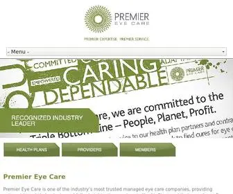 Premiereyecare.net(Premier Eye Care) Screenshot