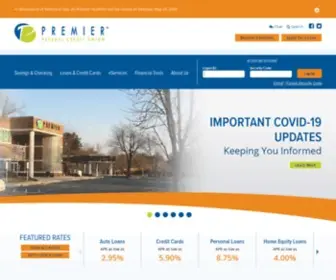 Premierfcu.org(Premier Federal Credit Union) Screenshot