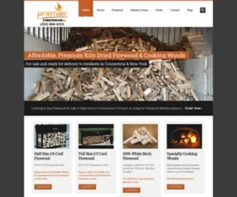 Premierfirewoodcompany.com(Firewood For Sale and Delivery in CT & NY) Screenshot