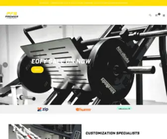 Premierfitnesssupply.com.au(Custom-Made Gym & Fitness Equipment) Screenshot