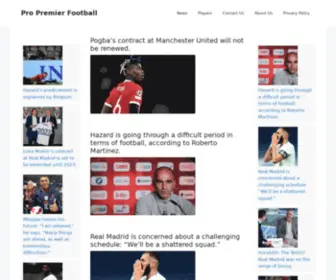 Premierfootballpro.com(Pro Premier Football) Screenshot