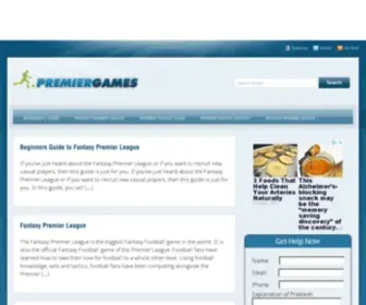 Premiergames.com(Premier Games) Screenshot