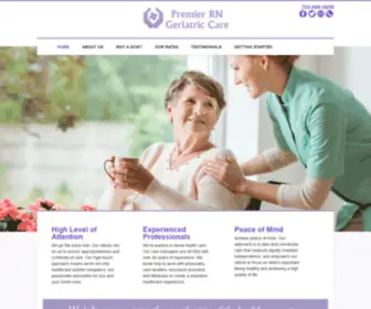 Premiergeriatricrn.com(Premier Geriatric RN) Screenshot