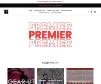 Premierggmerch.com(PremierGG Merchandise) Screenshot