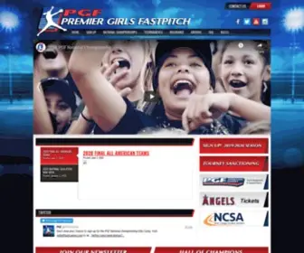 Premiergirlsfastpitch.com(Premier Girls Fastpitch) Screenshot