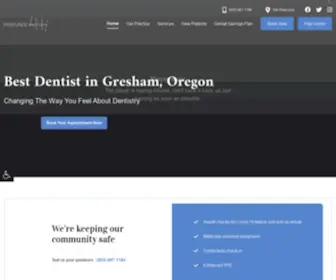Premiergreshamdentist.com(Premier Dentistry) Screenshot