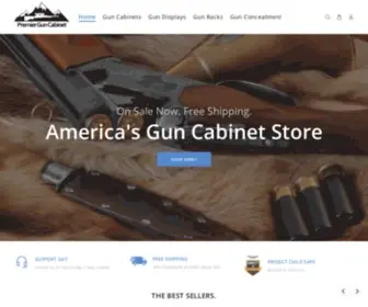 Premierguncabinet.com(Premier Gun Cabinet) Screenshot