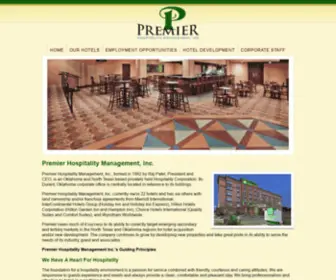 Premierhotels.us(Premier Hospitality Management) Screenshot