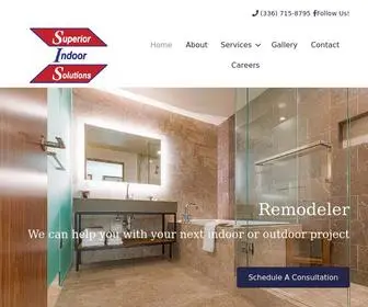 Premierindoorlifestyles.com(Remodeling Contractor Winston Salem NC) Screenshot