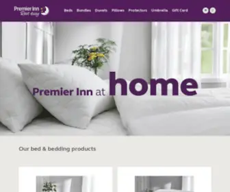 Premierinnathome.com(Bed & Bedding Products by Premier Inn at Home) Screenshot