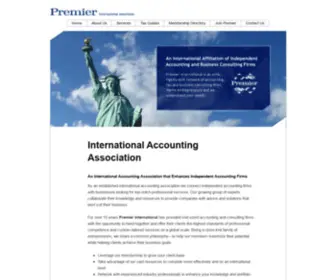Premierinternational.org(International Accounting Association) Screenshot