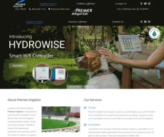 Premierirrigation-VA.com(Irrigation System) Screenshot