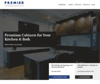 Premierkitchensandcabinets.com(Kitchen Cabinets and Countertops) Screenshot