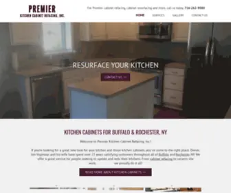 Premierkitchenwny.com(Premier Kitchen Cabinet Refacing) Screenshot