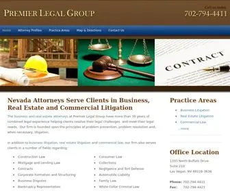 Premierlegalgroup.com(Las Vegas) Screenshot