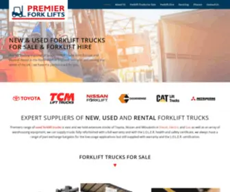 Premierlifttrucks.co.uk(Forklift Trucks For Sale) Screenshot