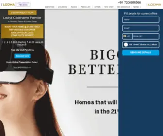 Premierlodha.com(Lodha Codename Premier Lodha Palava) Screenshot