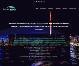 Premiermatrixrealty.com(Condos For Sale Toronto) Screenshot