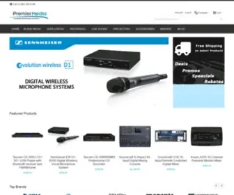 Premiermediaav.com(Audio Visual Equipment) Screenshot
