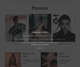 Premiermodelmanagement.com(Premier Model Management in London) Screenshot