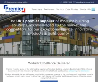 Premiermodular.co.uk(Premier Modular) Screenshot