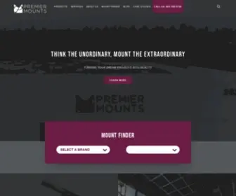 Premiermounts.com(Premier mounts) Screenshot