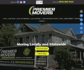 Premiermoversjax.com(Premier Movers) Screenshot