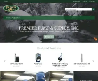 Premierpumponline.com(Premier Pump & Supply Inc) Screenshot