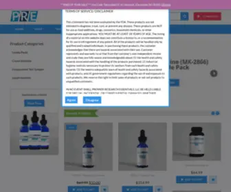 Premierresearchessentials.com(Oracle Health Park) Screenshot