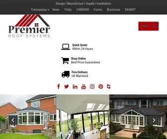 Premierroofsystems.co.uk(Conservatory Roofs) Screenshot